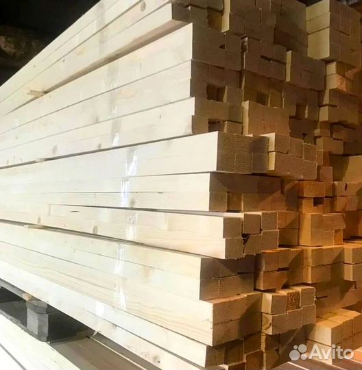 Брусок обрезной 40х50, 3м сорт 1 экспортный