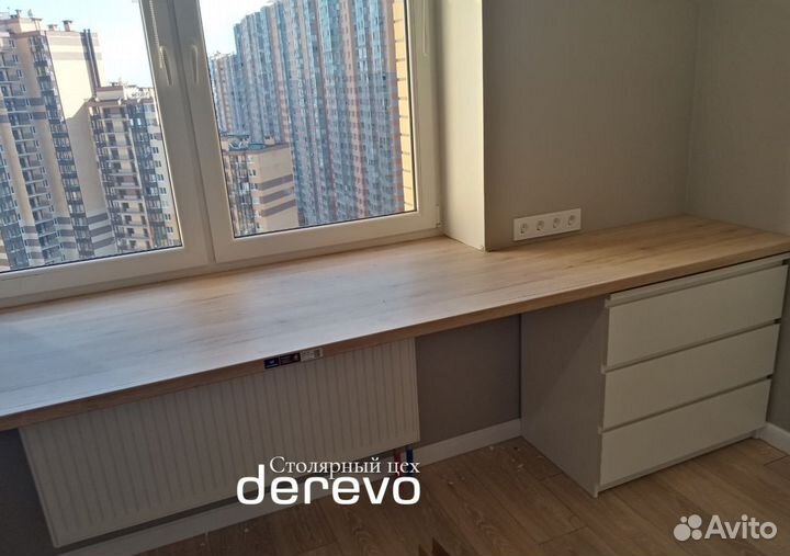 Подоконники из массива дерева