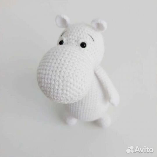 Муми тролль вязаная игрушка