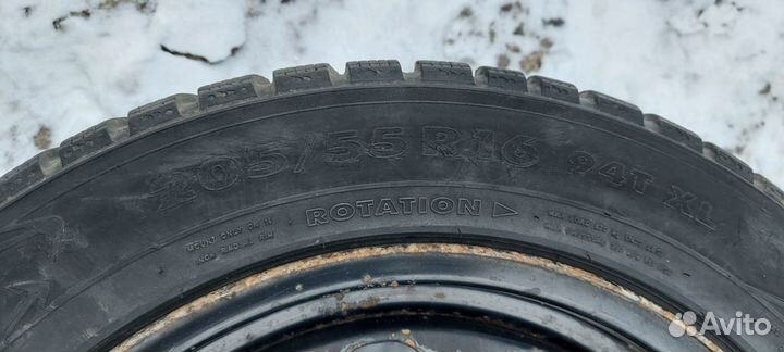 Nokian Hakkapeliitta 7 205/55 R16 на дисках VAG