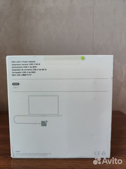 Зарядное устройство Apple USB-C 96W, белый