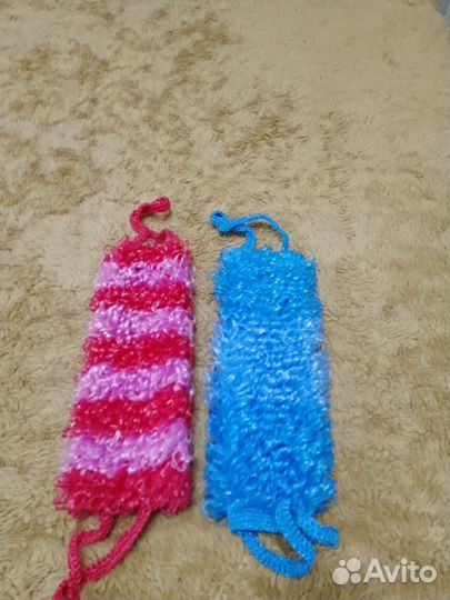 Мочалки ручной вязки