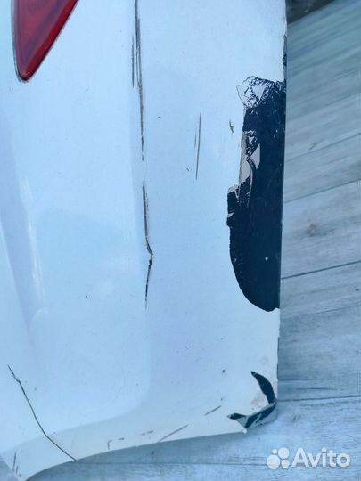 Бампер задний Hyundai Solaris, I 2011