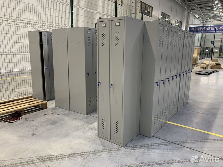 Сборка металических шкафов для раздевалок