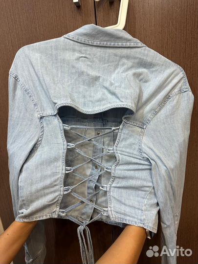 Джинсовая рубашка Zara