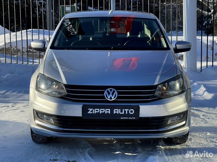 Volkswagen Polo 1.6 AT, 2016, 121 051 км