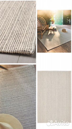 Ковёр IKEA (хлопок) эко стиль 180/120 см