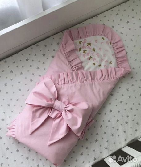 Одеяло конверт на выписку новое