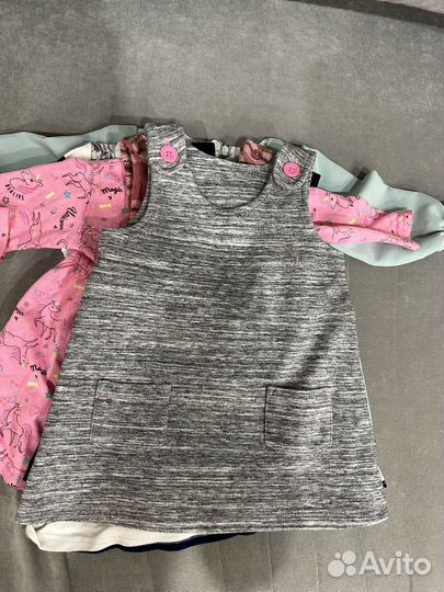 Одежда для девочки пакетом размер 80-86