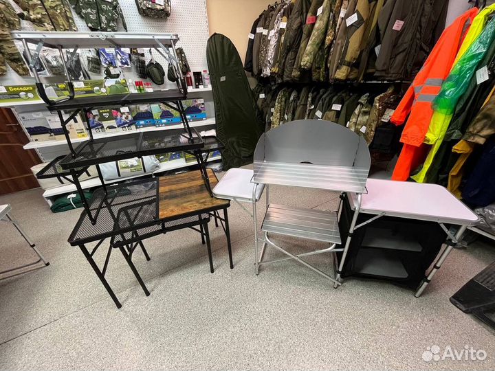 Стол складной туристический в стиле лофт