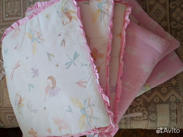 Бортики в детскую кроватку