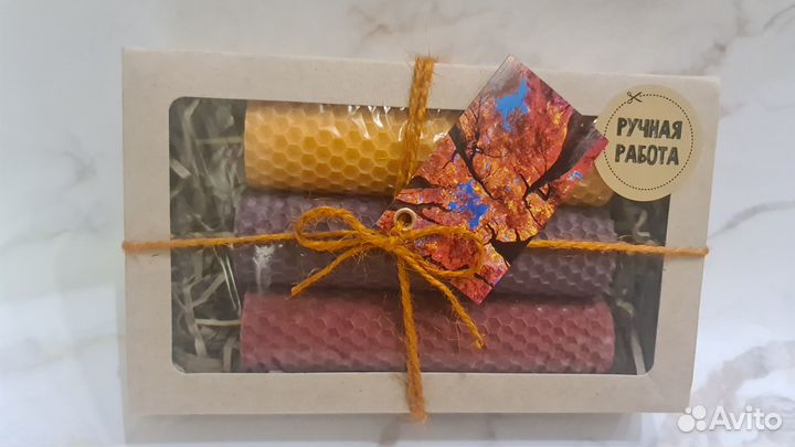 Осенние наборы вощинных свечей