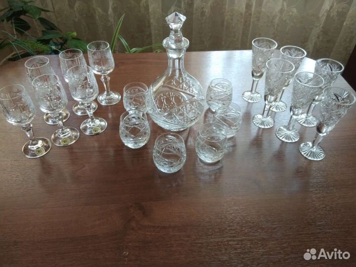 Рюмки хрустальные