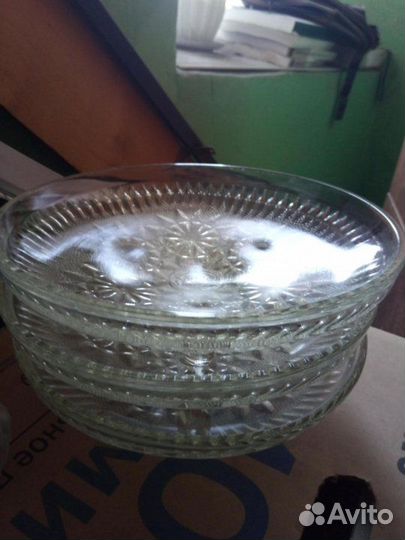 Ваза для фруктов стекло СССР