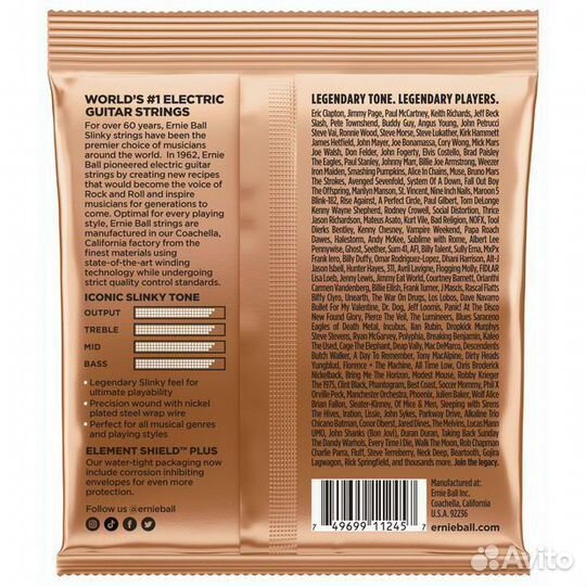 Струны для электрогитары Ernie Ball 3224 Nickel Wo