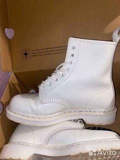 Dr. Martens 1460 mono white