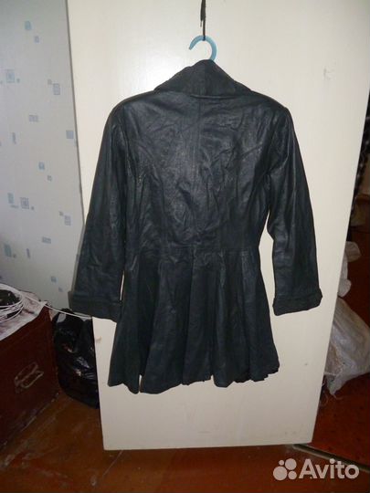 Кожаный плащ