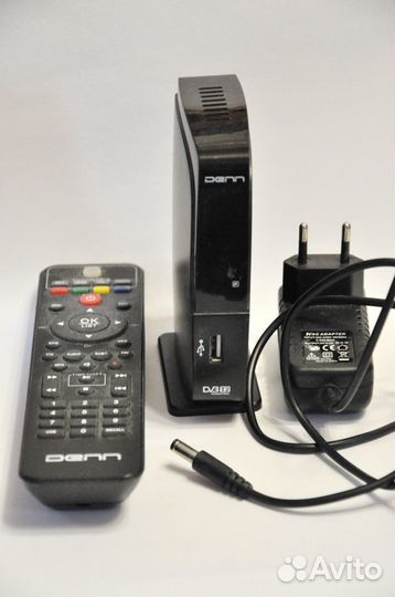 Цифровая тв приставка dvb-t2 denn, нерабочая