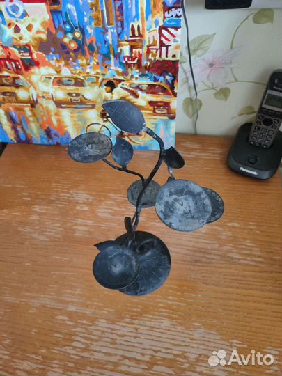 Подсвечник металлический