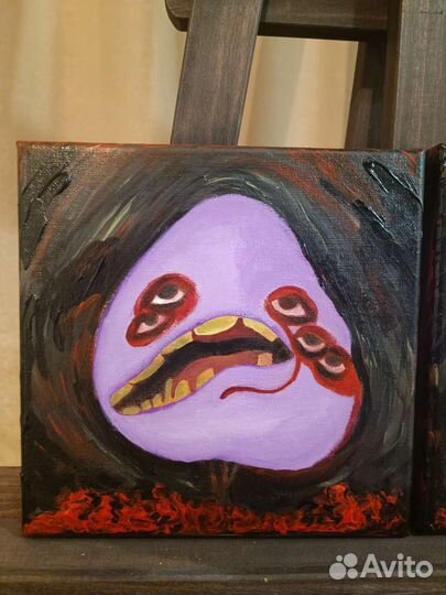 Хорор картины акрил на холсте