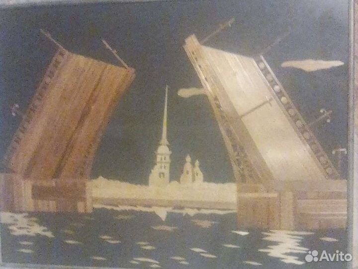 Панно из соломки