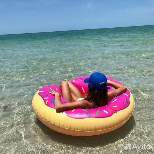 Надувной круг пончик
