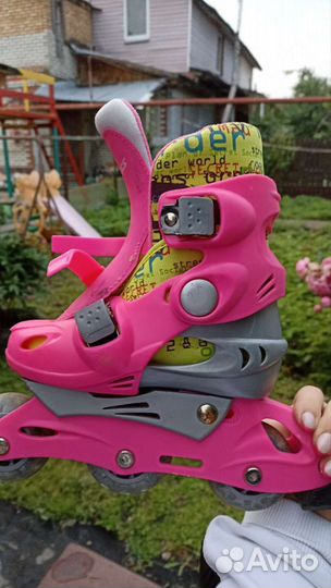 Роликовые коньки детские раздвижные 26-29 размер