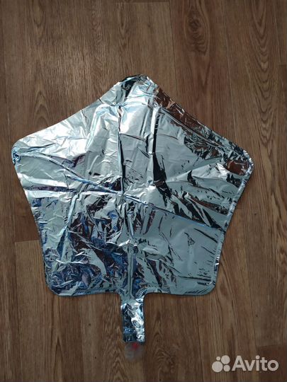 Надувной шар игрушка Звездочка Зеркальная