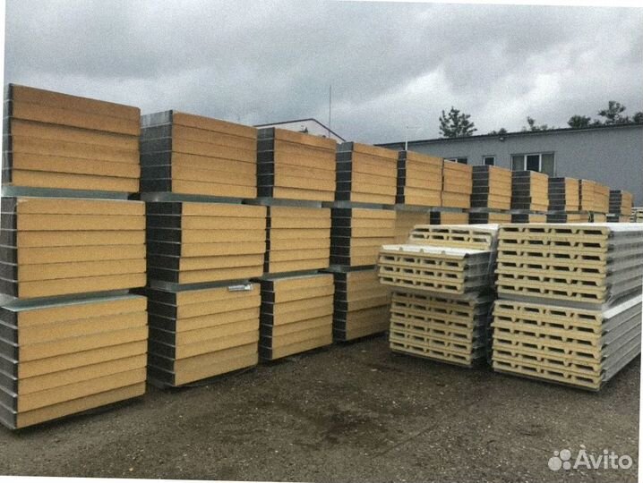 Сэндвич панели стеновые PIR от 200 м2