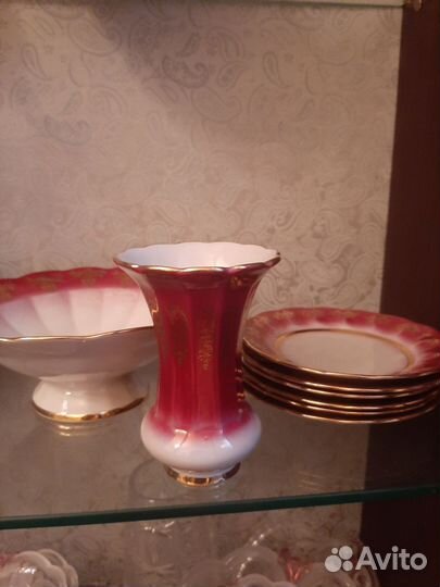 Предметы чайного сервиза, фарфор, СССР