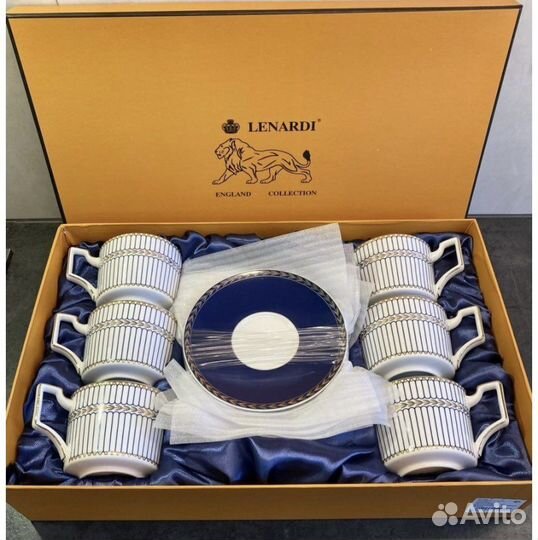 Чайный сервиз на 6 персон в британском стиле