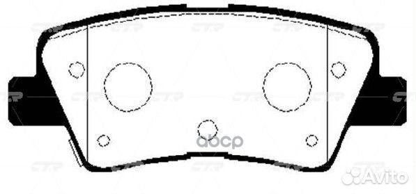 Колодки тормозные solaris '11- R ckkh-45 GK0499
