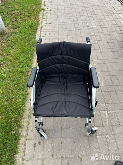 Кресло-коляска инвалидная алюминиевая складная
