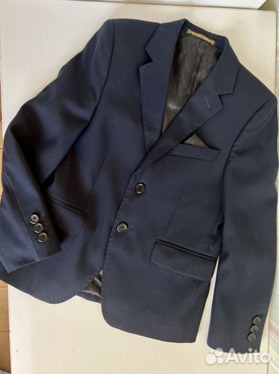 Пиджак школьный темно- синий 128 Progressman