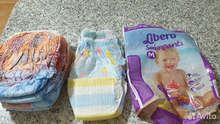 Подгузники для плавания М (10-16 кг)