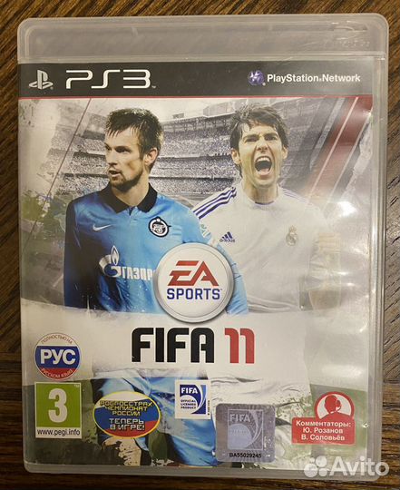 Игра PS3 fifa 11