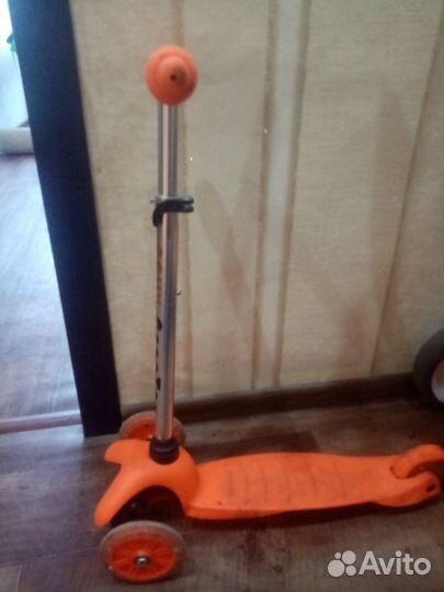 Самокат детский трехколесный бу
