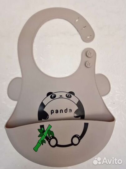 Слюнявчик силиконовый