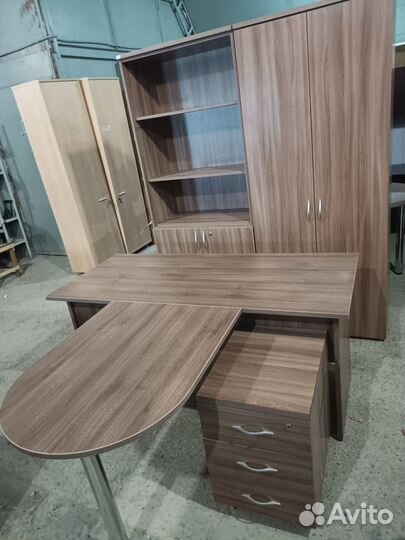 Кабинеты руководителя шимо темное, 5 предметов, бу