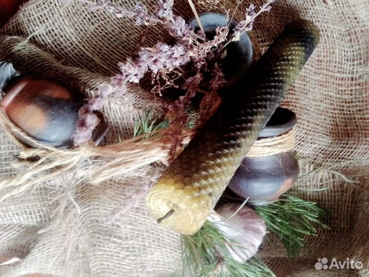 Программные свечи из натурального воска с травами