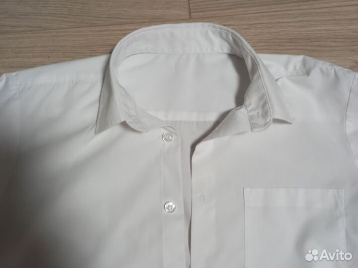 Рубашка белая, Asda, б/у, 140-146