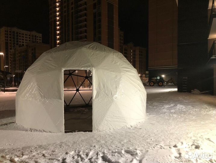 Геокупол, глэмпинг