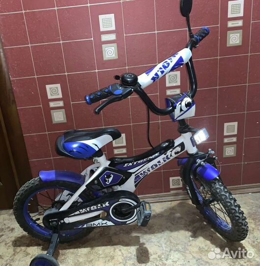 Велосипед детский 4х колесный