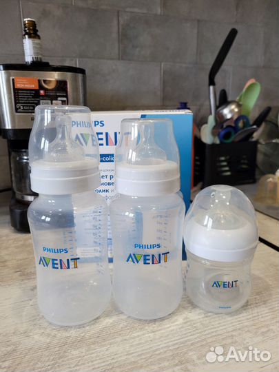 Бутылочки avent новые
