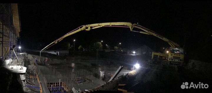 Услуги бетононасоса