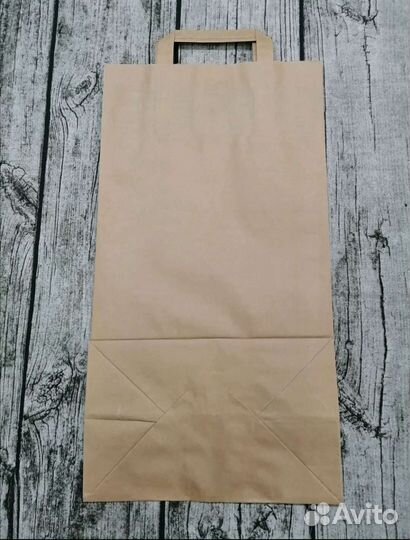 Крафтовые пакеты с ручками