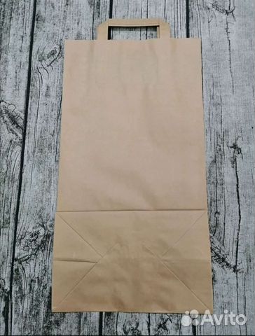 Крафтовые пакеты с ручками