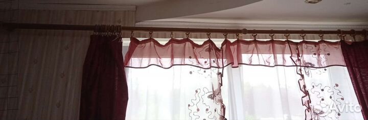 Гардина для штор деревянная