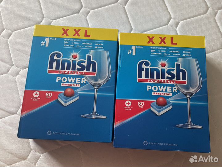 Таблетки для посудомоечных машин финиш