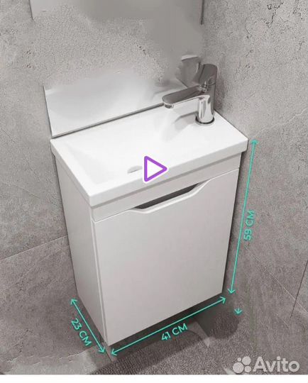 Раковина с тумбой